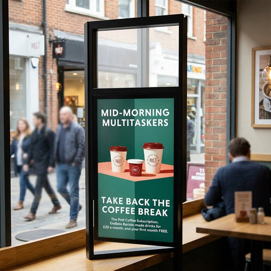 49" & 55" Ultra High Brightness Double-Sided Hanging Digital Display