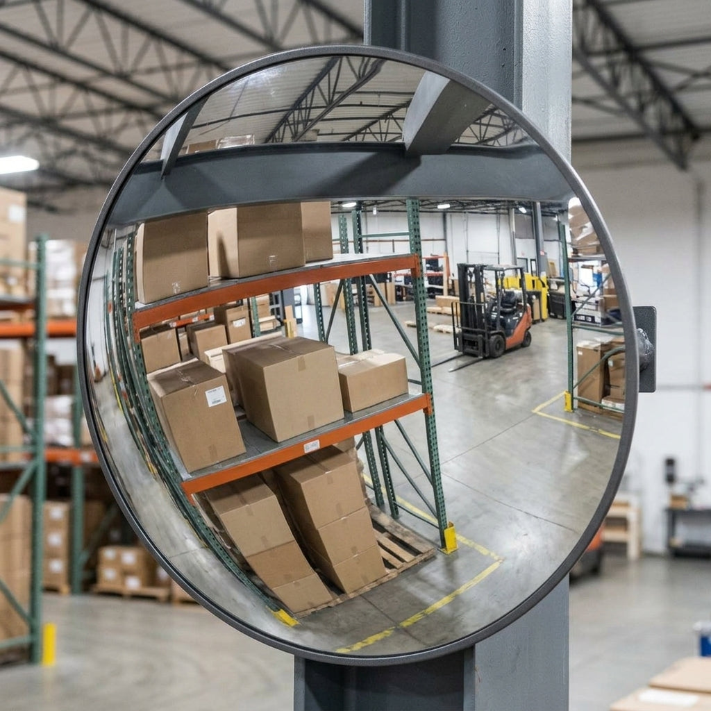 Convex observation mirror, 300–800mm, acrylic, interior (view 2)