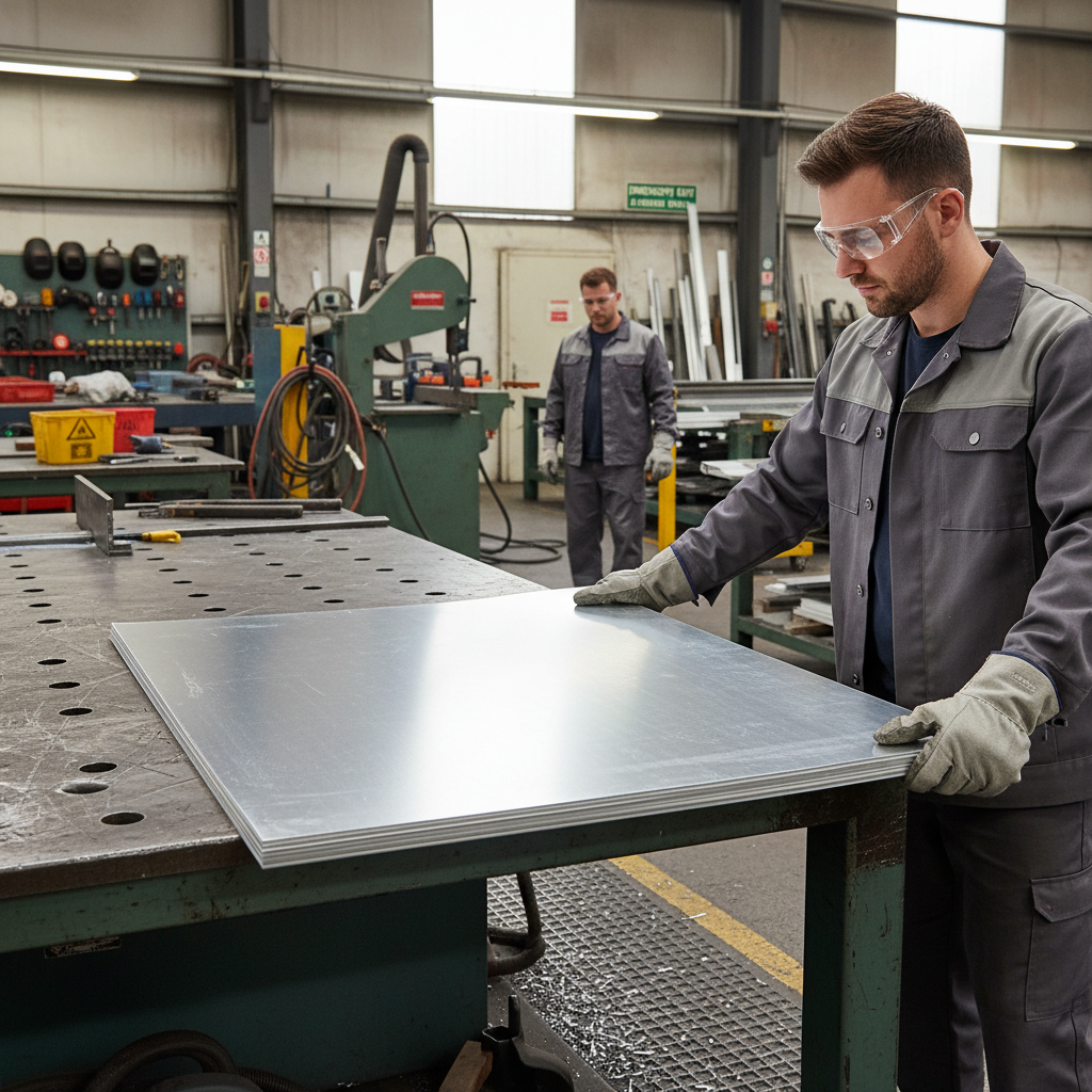Premium Heavy Duty Aluminium Sheet 2000mm x 1000mm x 2.0mm - Grade 1050 for General Sheet Metal Work
