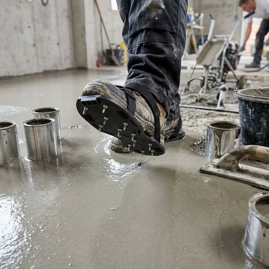 One Size Fits All Spiked Shoes for Fresh Screed
