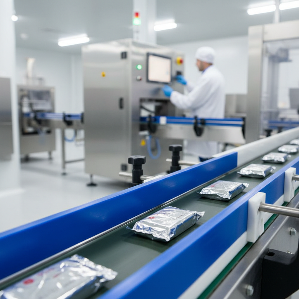 Premium Metal Detectable Blue Acetal POM-C Rod for Food Processing - FDA Approved, Low Moisture Absorption, High Impact Strength