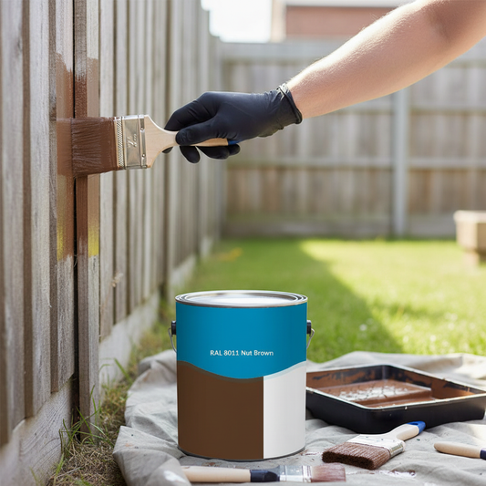 Premium Universal PU Enamel Nut Brown Paint for Indoor and Outdoor Use - Quick-Drying, Durable Finish in Various Sizes and Finishes
