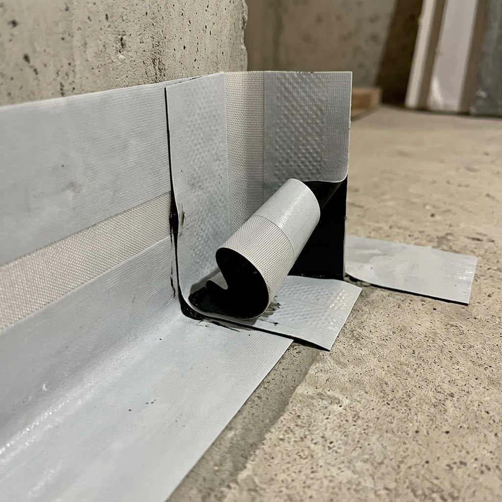 150mm x 20m Corner Strip PVC Waterproofing Tape (view 2)
