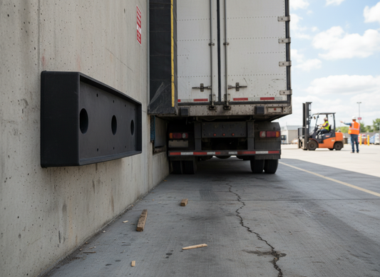 Premium Heavy Duty Dock Bumper Accessory - 750 x 250 x 100mm with Durable Rubber Element and 17 kg Weight