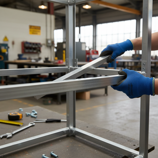 Premium Brushed Polished Aluminium Square Tube 19mm x 19mm x 1.6mm - High Strength and Corrosion Resistant for Structural Applications