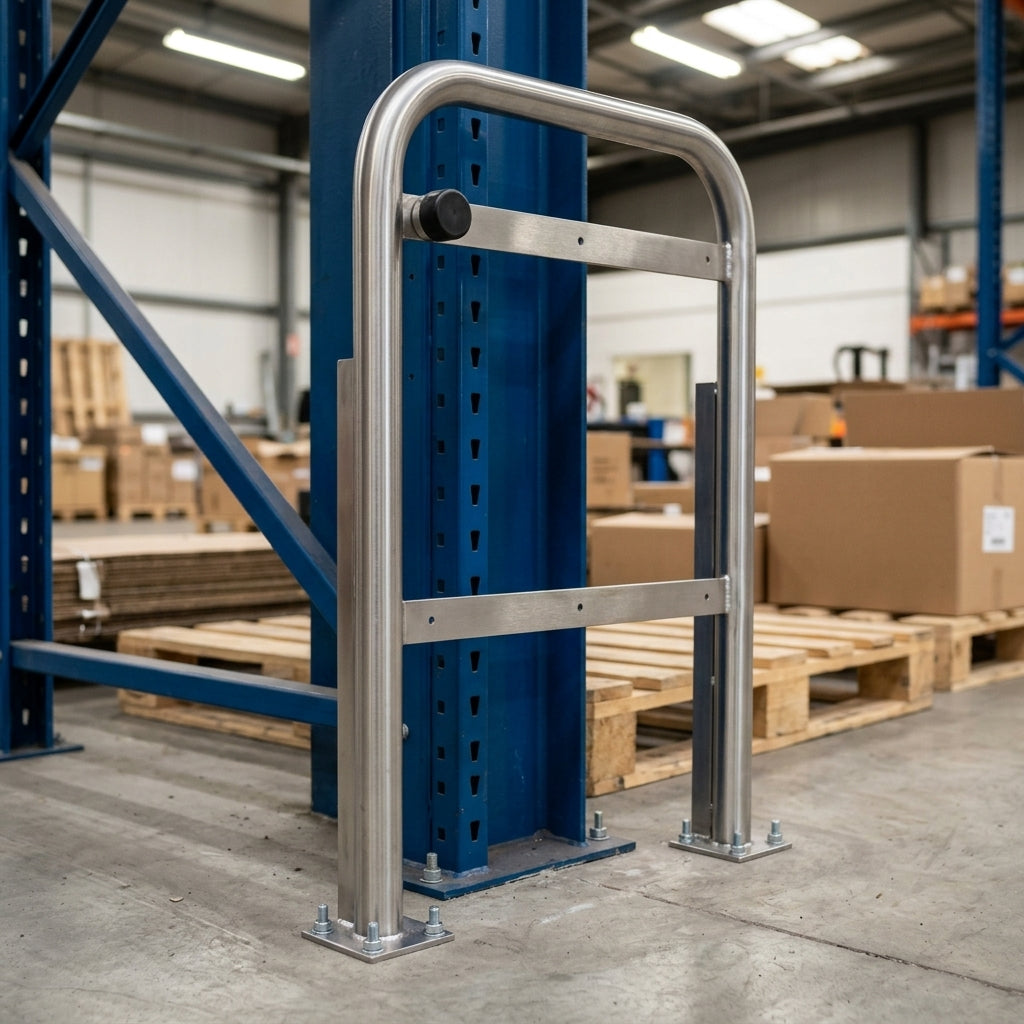 1100 × 800mm stainless steel door guard protection stopper (view 2)