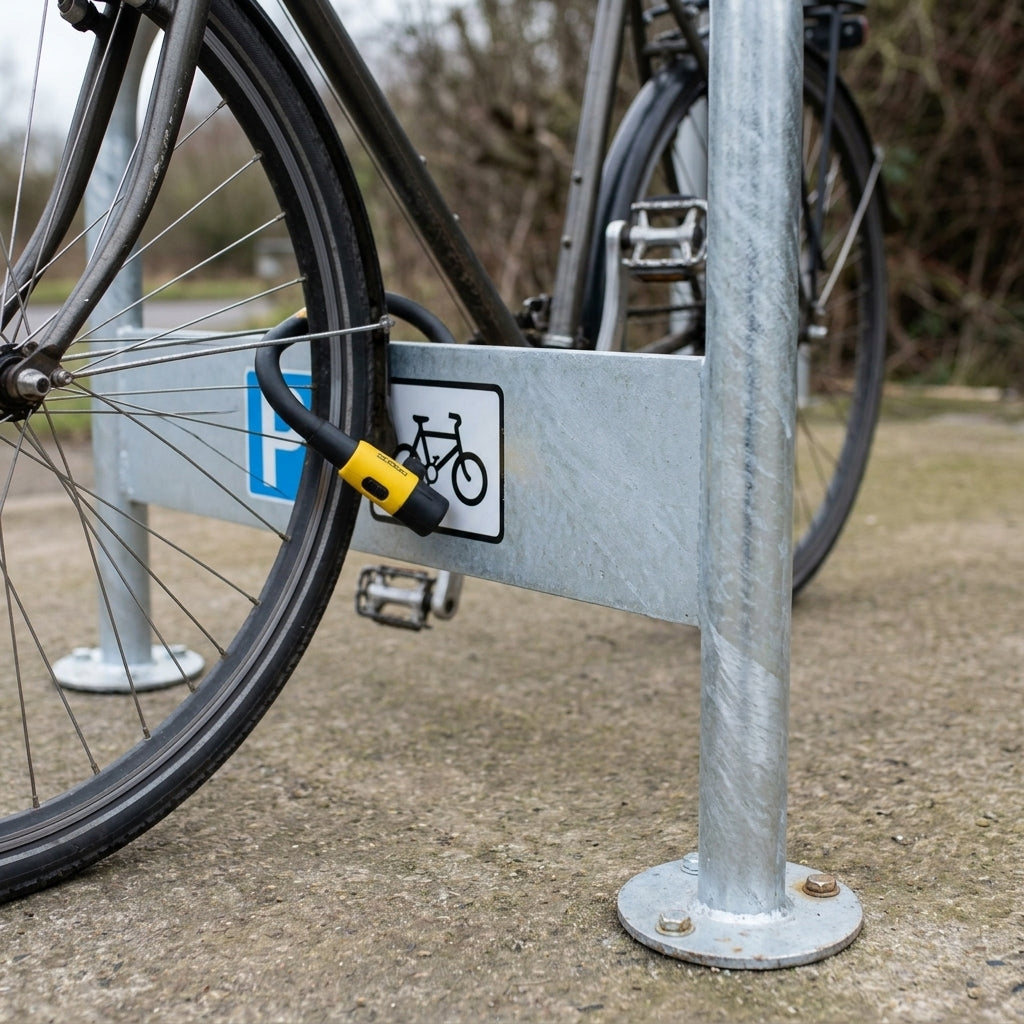 750mm x 800mm Transport Bike Stand | Galvanised Steel (view 2)