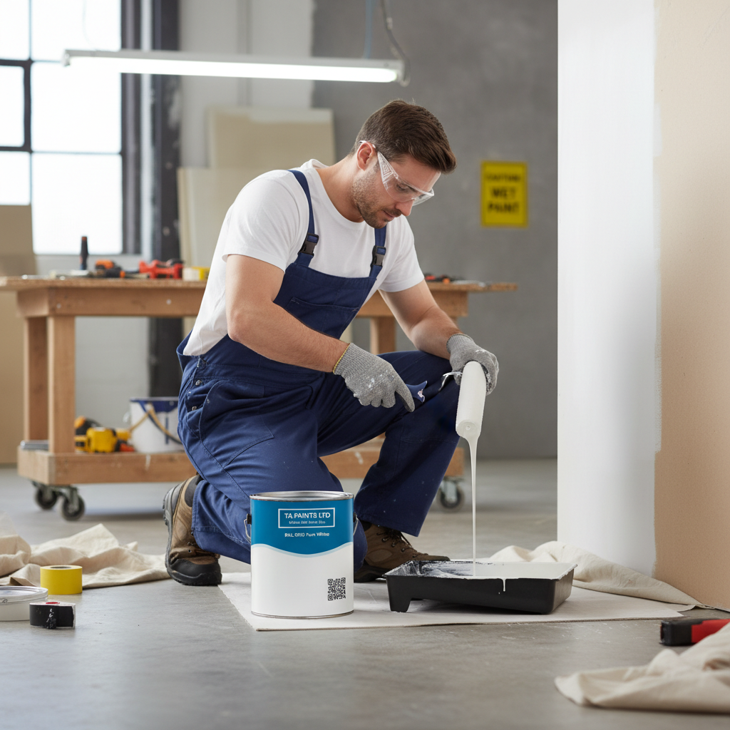 Premium Universal PU Enamel Paint - RAL 9010 Off White, Quick-Drying, Durable Finish for Indoor and Outdoor Use