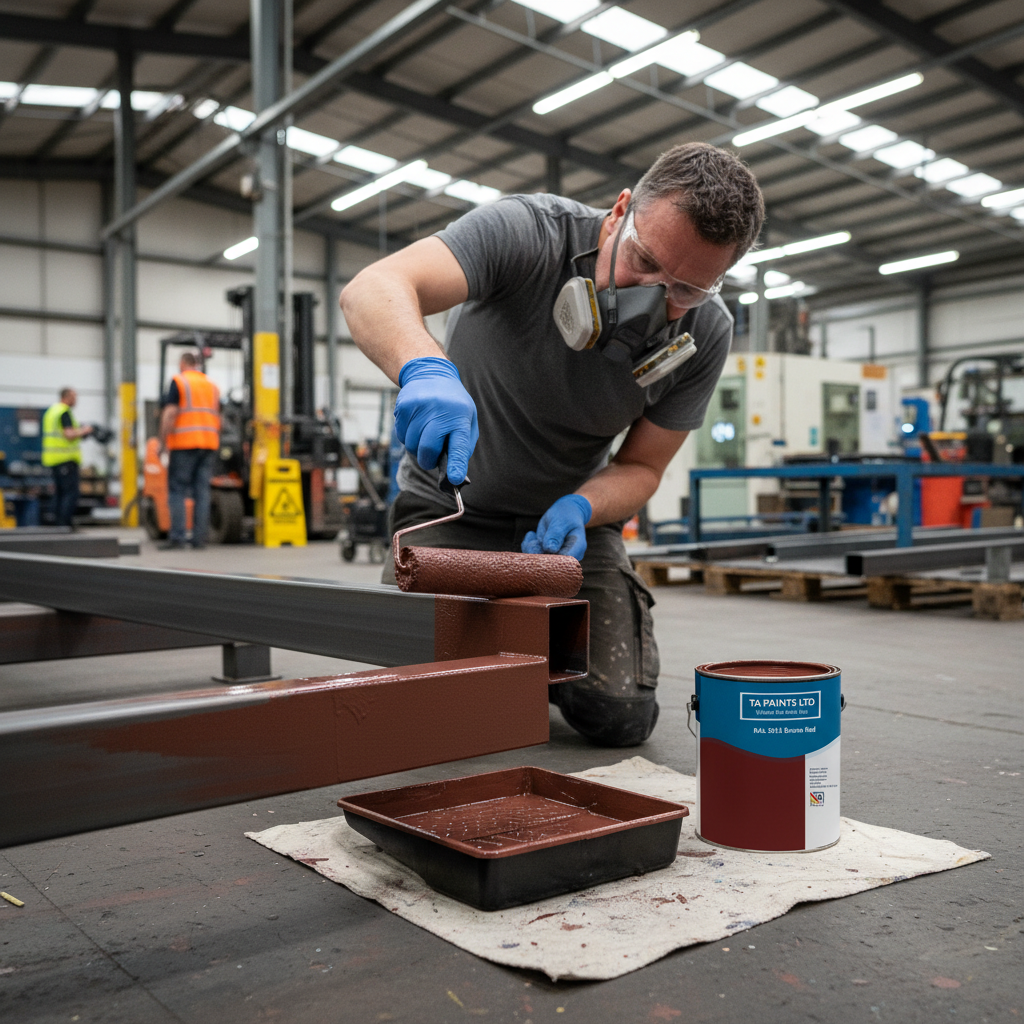 Premium RAL 3011 Brown Red Paint - High-Performance Coating for Industrial and Commercial Use