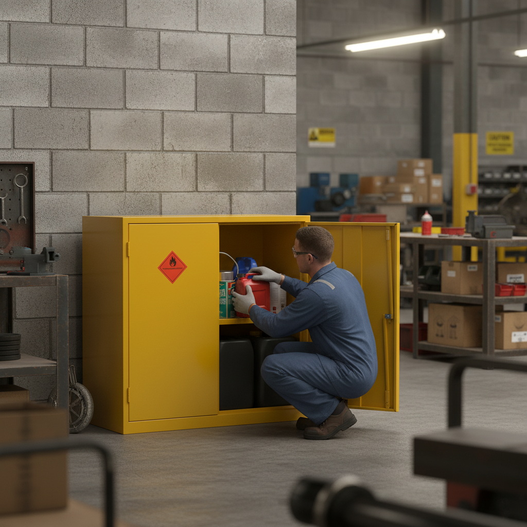 Flammable Liquids Cabinet - HSC36/36 ||L915mm x W457mm x H915mm
