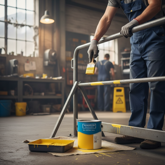 Premium Melon Yellow Paint - Soft and Striking Hue for Commercial Spaces - High-Quality Professional Grade for Industrial and Commercial Applications