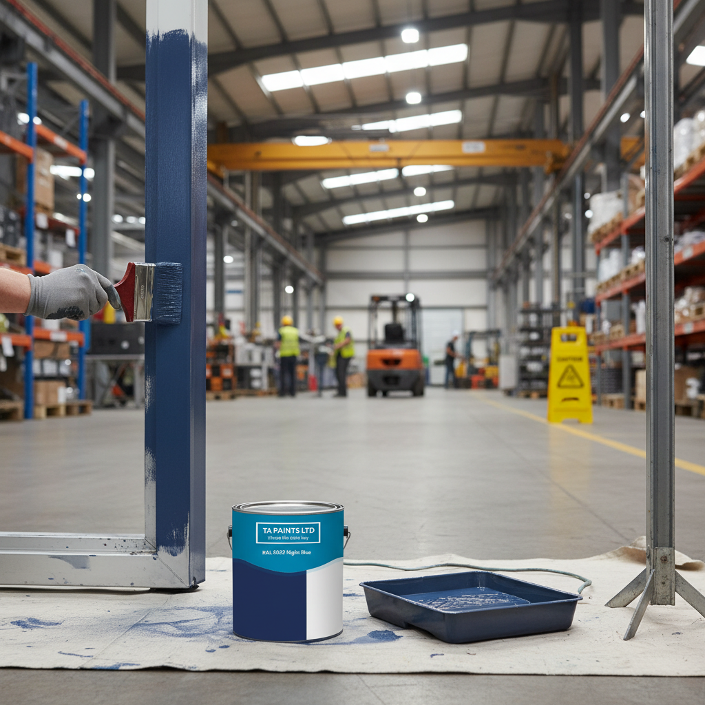 Premium Universal PU Enamel Paint in Striking Distant Blue for Indoor and Outdoor Use - Versatile Application with High Gloss, Semi-Gloss, and Matt Finishes