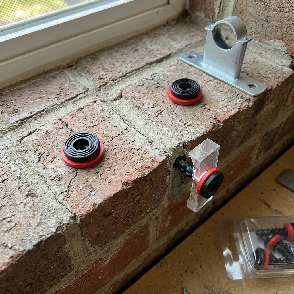 10mm Brick Plugs with Sealing Washers for Waterproofing