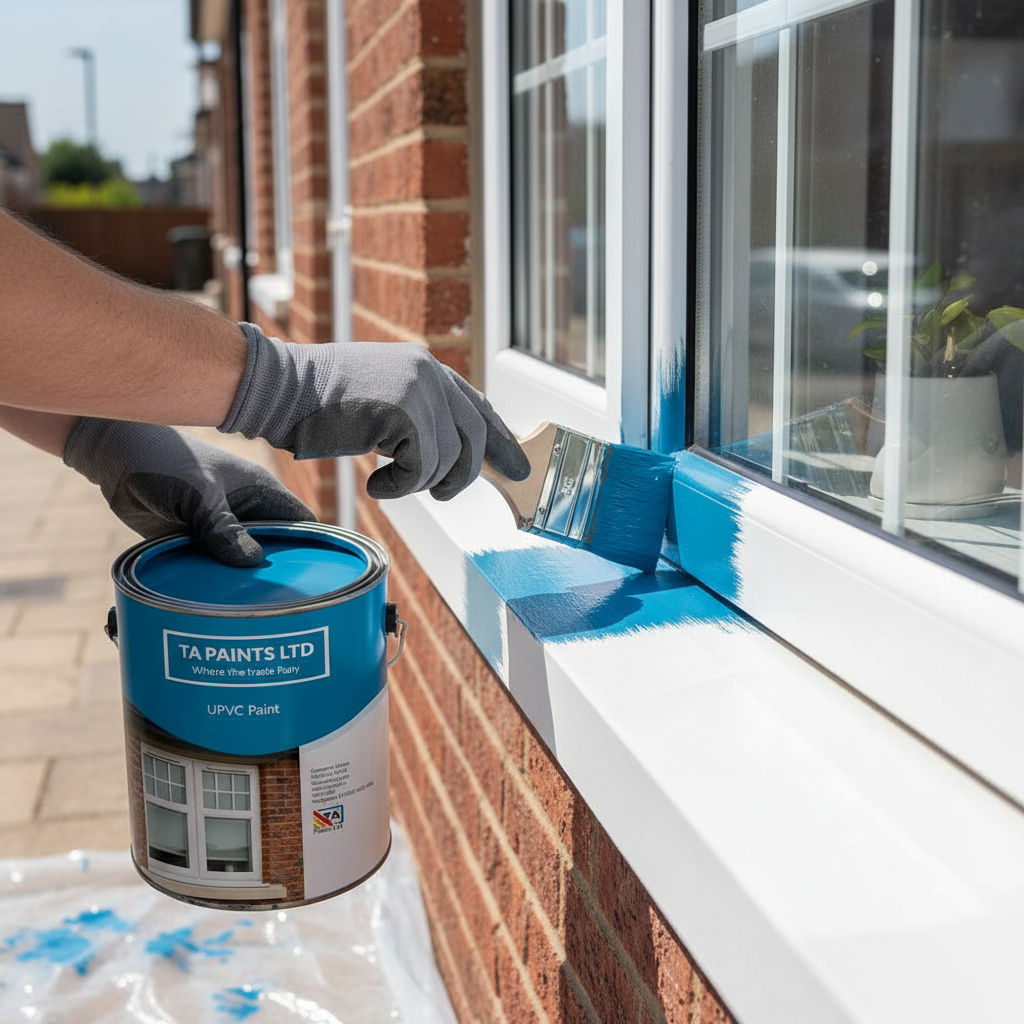 Professional All-In-One Primer and Finish Top Coat for UPVC, Plastic and Composite Surfaces with Excellent Weathering Resistance