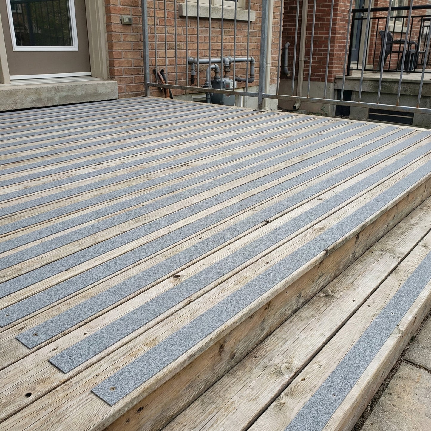 Premium Heavy Duty 600mm Anti-Slip Decking Strips – GRP Non-Slip Safety Strips for Garden, Steps & Patio with 6 Colors Available