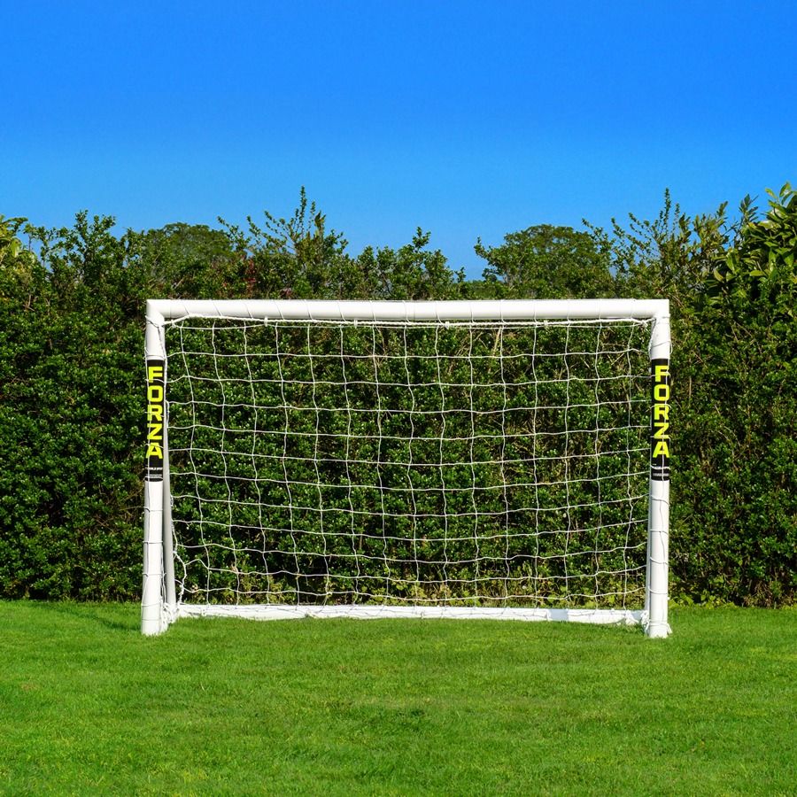 Football Goal Post made of durable uPVC, size 6 x 4, for garden use